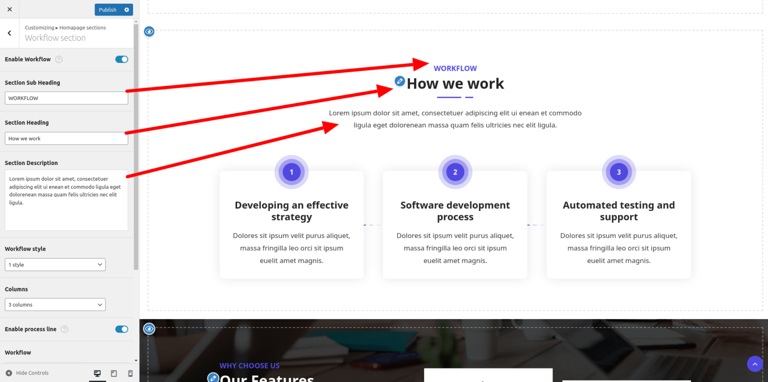 Workflow section – Peregrine Knowledgebase