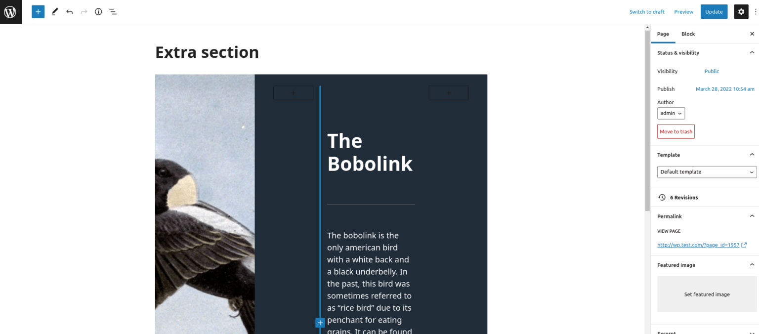 Extra section – Peregrine Knowledgebase